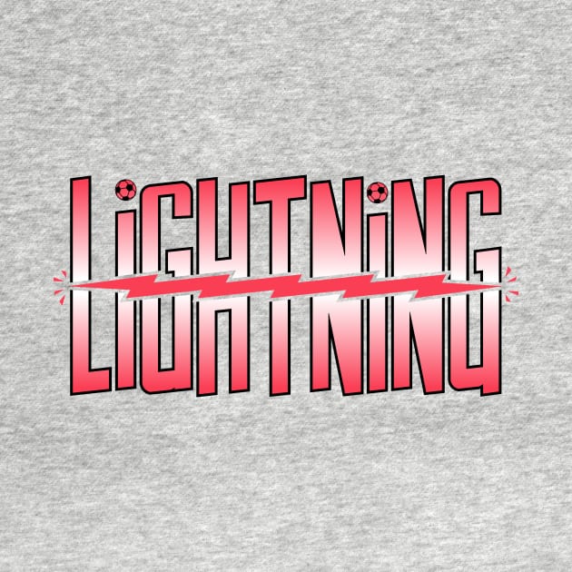 Lightning Soccer Team Shirt by Purple Sector